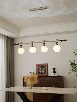 Otheia Suspension Linéaire en Bois Vintage