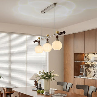 Otheia Suspension Linéaire en Bois Vintage