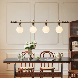 Otheia Suspension Linéaire en Bois Vintage
