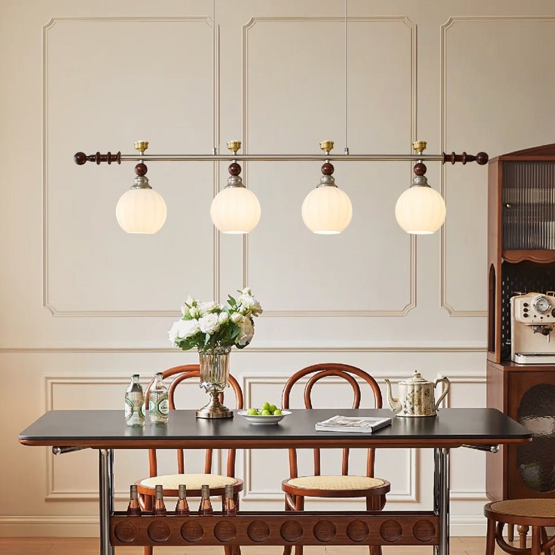 Otheia Suspension Linéaire en Bois Vintage