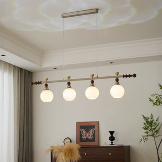 Otheia Suspension Linéaire en Bois Vintage