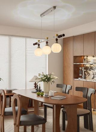 Otheia Suspension Linéaire en Bois Vintage