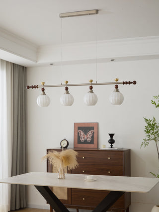 Otheia Suspension Linéaire en Bois Vintage