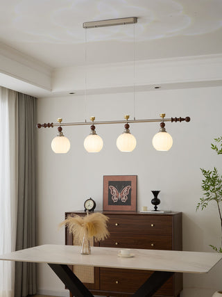 Otheia Suspension Linéaire en Bois Vintage