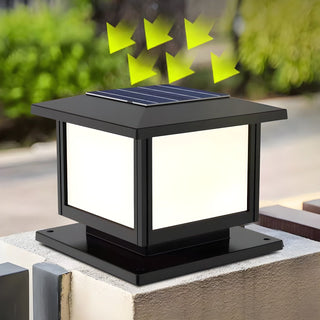 Ray Lampe Solaire Extérieure Carrée de Style Pavillon