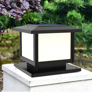 Ray Lampe Solaire Extérieure Carrée de Style Pavillon