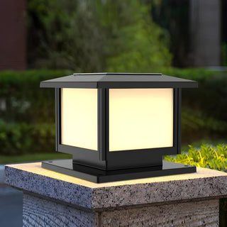 Ray Lampe Solaire Extérieure Carrée de Style Pavillon