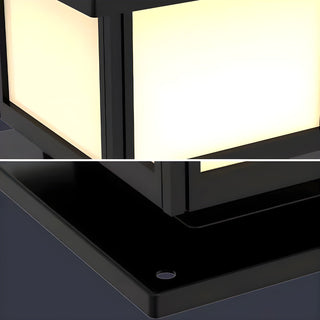 Ray Lampe Solaire Extérieure Carrée de Style Pavillon