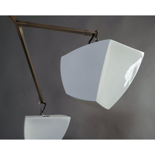 Iris Lustre en Laiton et Céramique à Créativité Individuelle Mobile