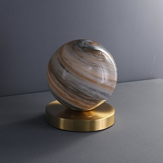 Casuelle Laiton Lampe de Table Contemporaine
