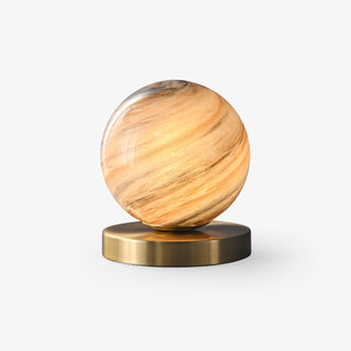 Casuelle Laiton Lampe de Table Contemporaine