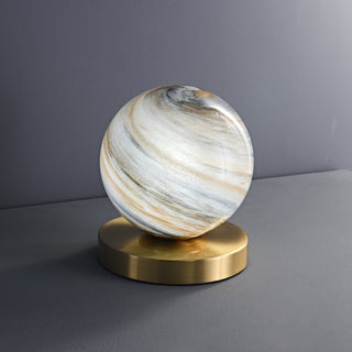 Casuelle Laiton Lampe de Table Contemporaine