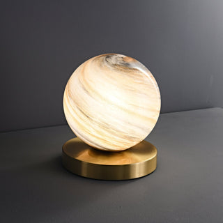 Casuelle Laiton Lampe de Table Contemporaine