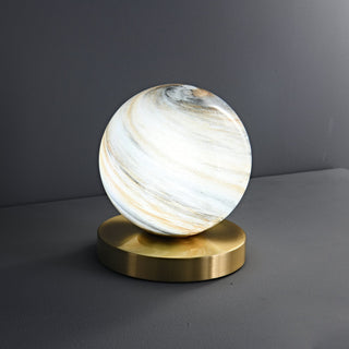 Casuelle Laiton Lampe de Table Contemporaine