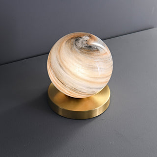 Casuelle Laiton Lampe de Table Contemporaine