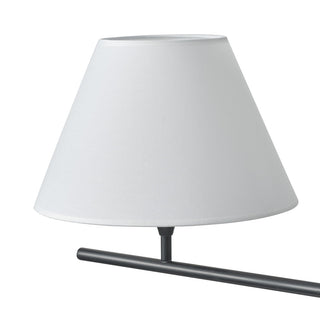 Keen Lustre Linéaire Moderne Élégant en Laiton et Tissu