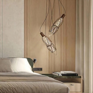 Avlireth Créativité Individuelle Bouteille Verre Suspension