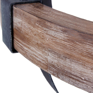 Luxe Suspension en Métal et Bois Industriel Vintage