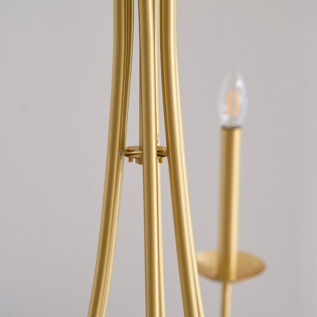 Nectar Lustre Industriel Vintage en Métal Laiton