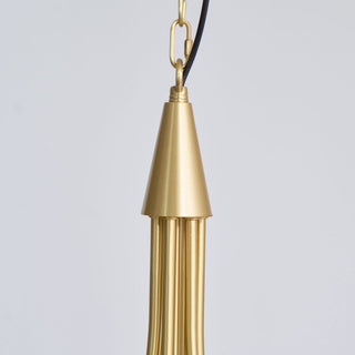 Nectar Lustre Industriel Vintage en Métal Laiton