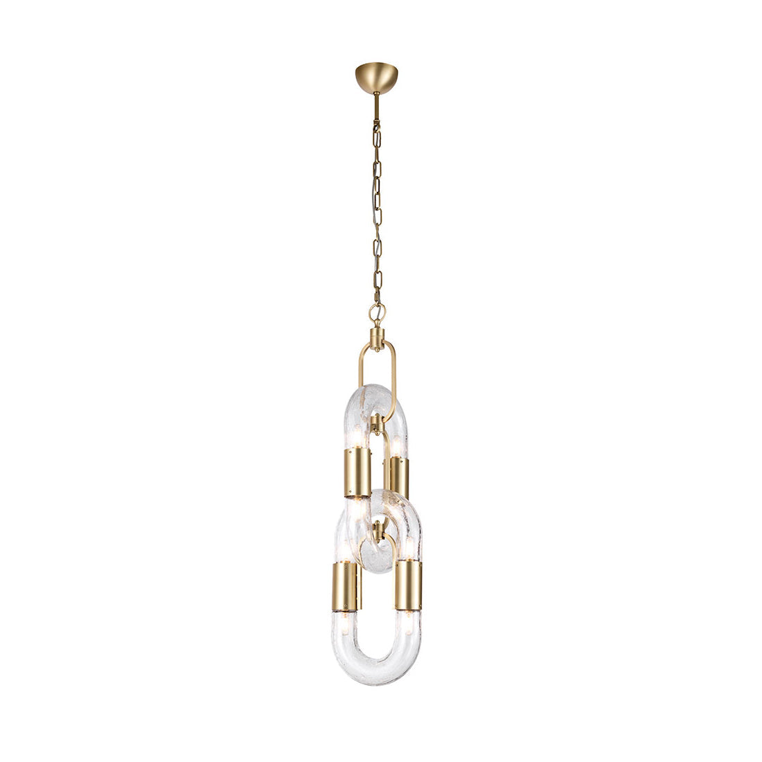 Pendant Light Chain Link Modern Stainless Steel Hanging Lamp-Neutral Decor