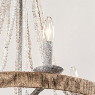 Rise Lustre en Métal et Bois Traditionnel Vintage