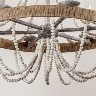 Rise Lustre en Métal et Bois Traditionnel Vintage