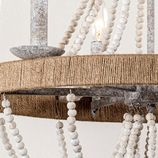 Rise Lustre en Métal et Bois Traditionnel Vintage