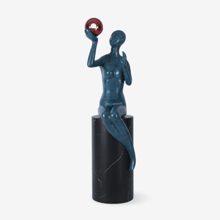 Celeste Poise Sculpture Lamp-Neutral Decor