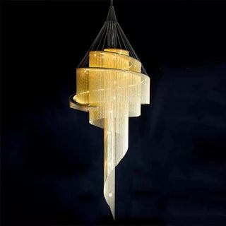 Celestial Twist Chandelier-Neutral Decor
