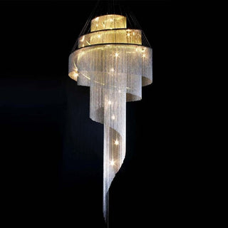 Celestial Twist Chandelier-Neutral Decor