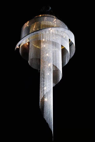 Celestial Twist Chandelier-Neutral Decor