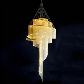 Celestial Twist Chandelier-Neutral Decor