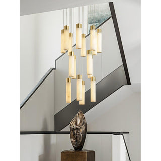 Zeal Lustre en Albâtre Cascade Minimaliste Moderne