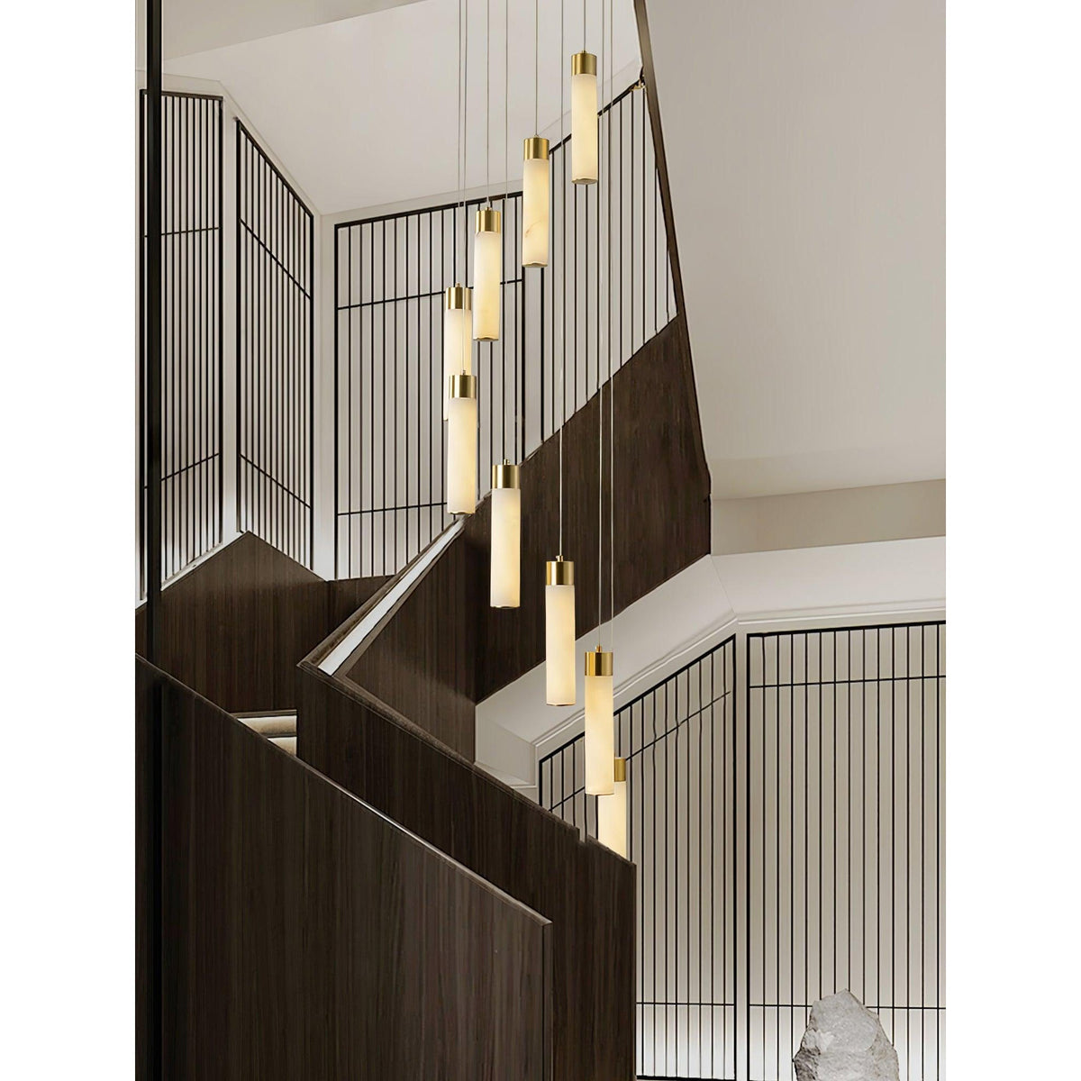 Zeal Lustre en Albâtre Cascade Minimaliste Moderne