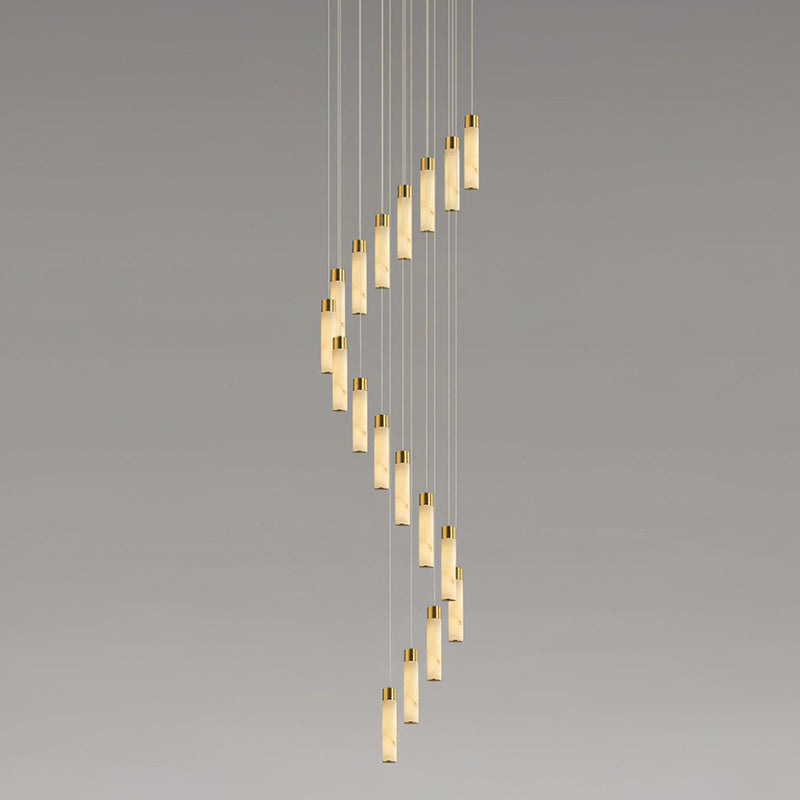 Zeal Lustre en Albâtre Cascade Minimaliste Moderne