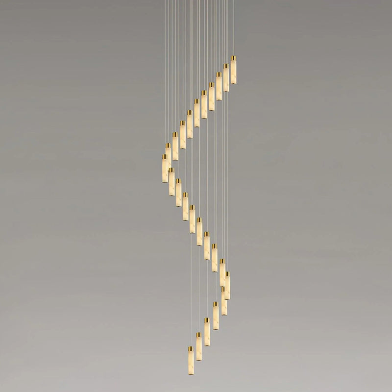 Zeal Lustre en Albâtre Cascade Minimaliste Moderne