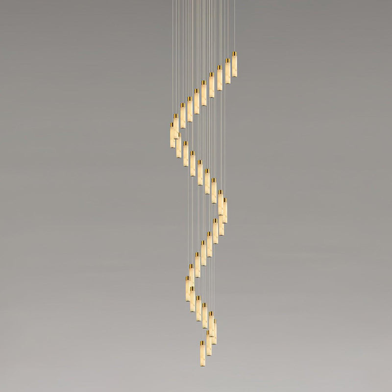 Zeal Lustre en Albâtre Cascade Minimaliste Moderne
