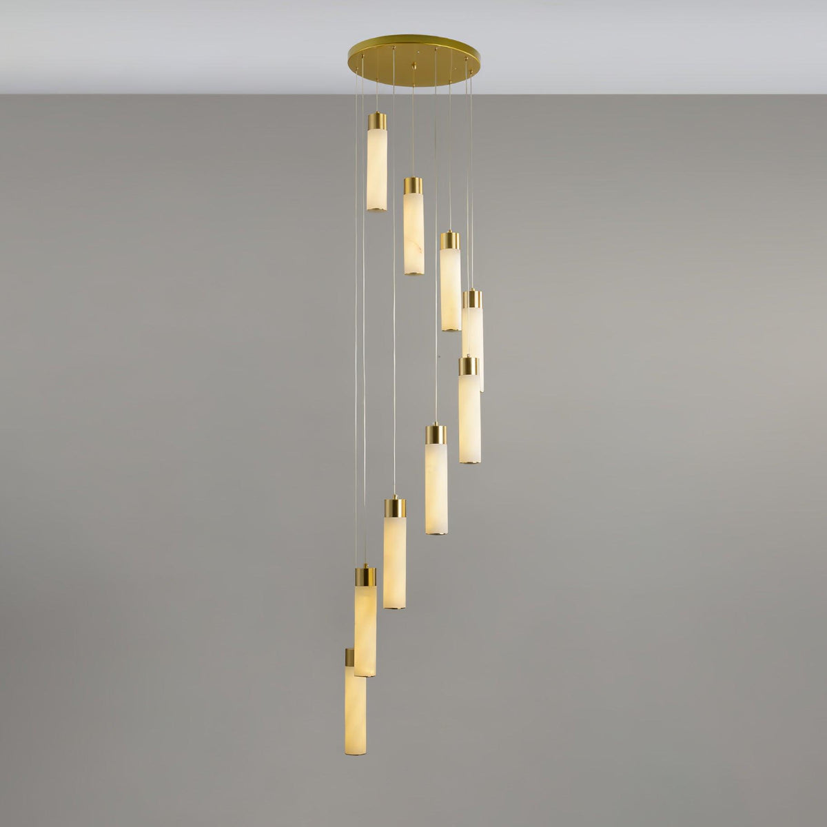 Torira Lustre Albâtre pour Escalier