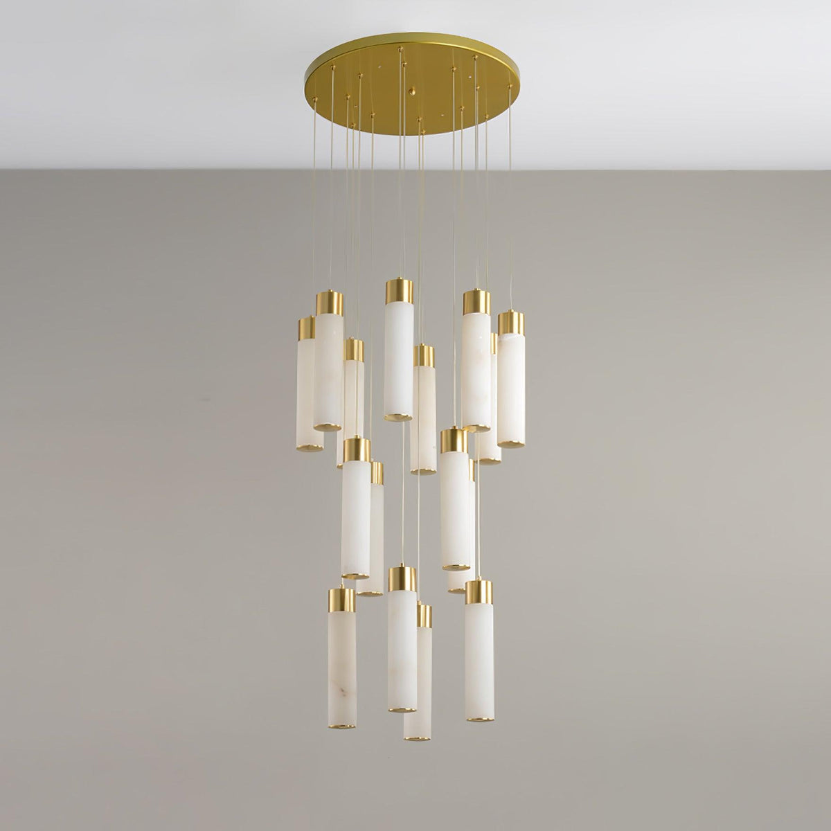 Torira Lustre Albâtre pour Escalier