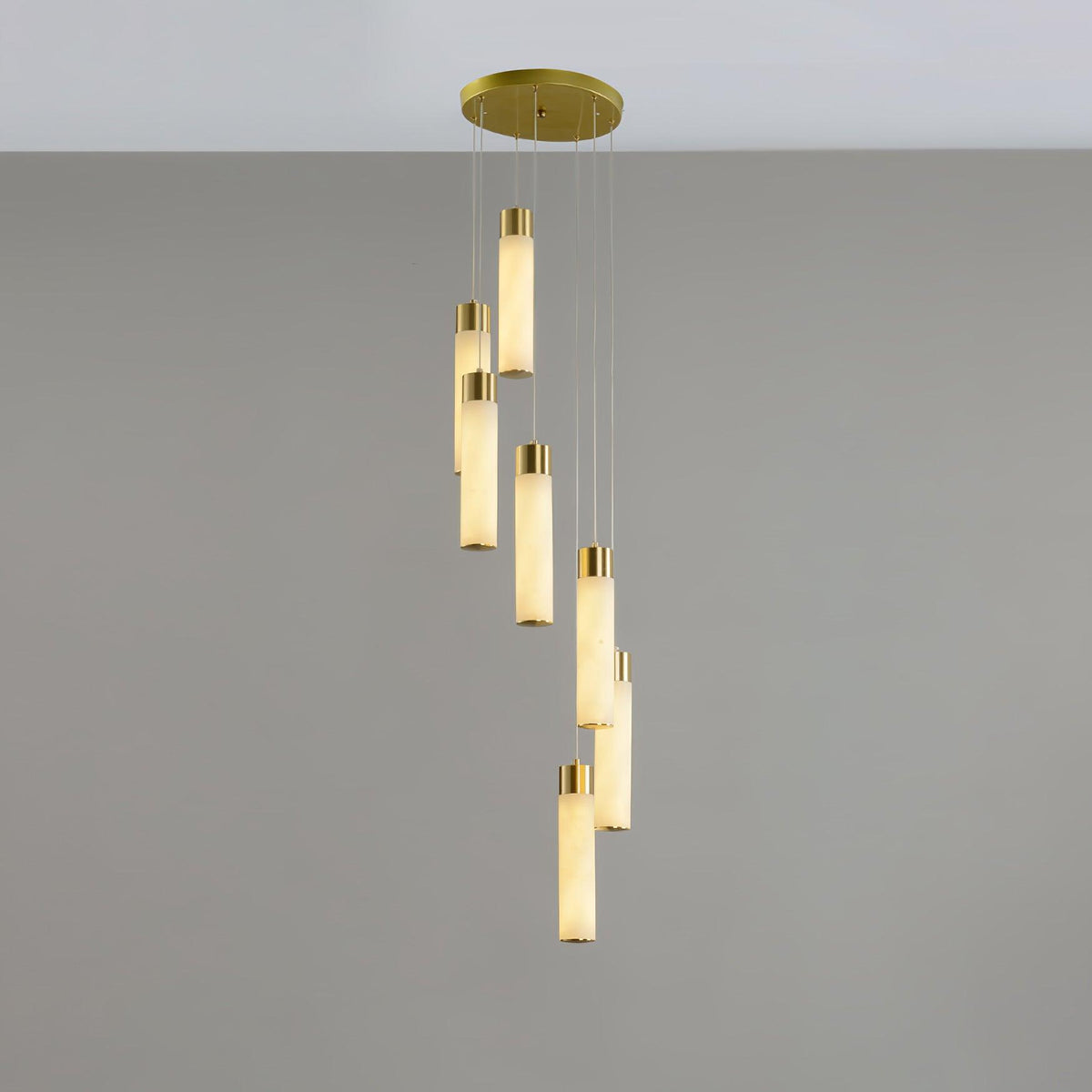 Torira Lustre Albâtre pour Escalier