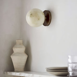 Avenisenne Applique Murale en Albâtre Double Celestial
