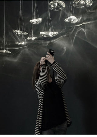 Manta Drift Chandelier-Neutral Decor
