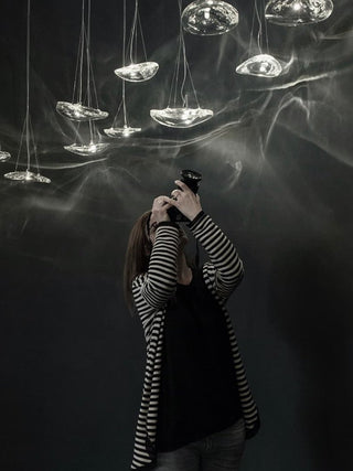 Manta Drift Chandelier-Neutral Decor