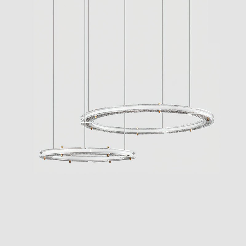 Nelisse Double Anneau Crystal Lustre