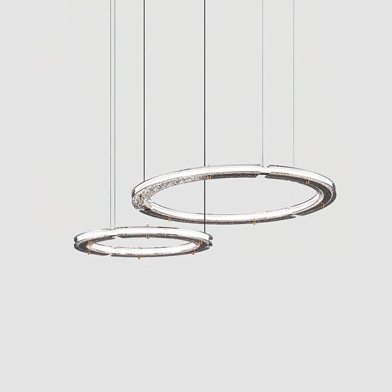 Nelisse Double Anneau Crystal Lustre