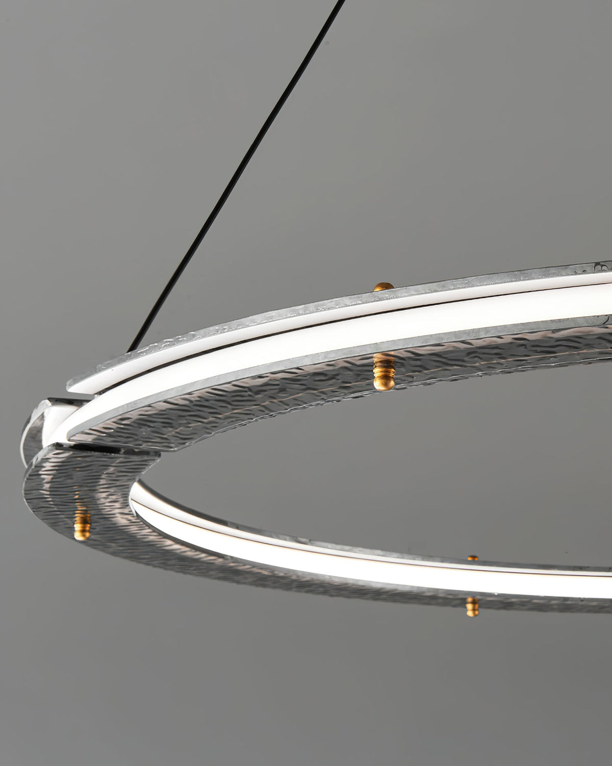 Nelisse Double Anneau Crystal Lustre