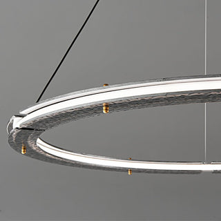 Lunara Double Anneau Crystal Lustre