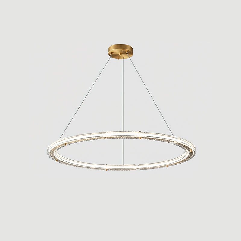 Nelisse Double Anneau Crystal Lustre