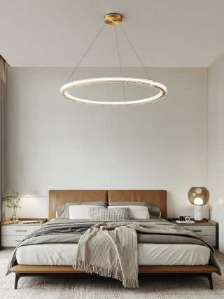 Lunara Double Anneau Crystal Lustre